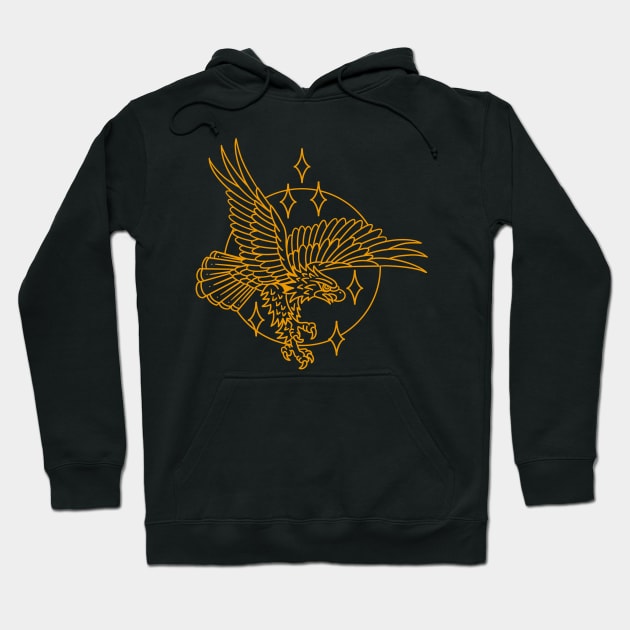 bold eagle tattoo Hoodie by donipacoceng